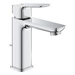 forkromet m-size koldstart og bundventil med hndvaskarmatur cubeo grohe