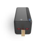 display lithium-polymer 20w 0 pd3 usb-c 1x forbindels input usb-a 2x usb-c 1x tilslutning output 3 output antal a 0 3 22 2 0 2 67 1 5 1 mah 30000 powerbank
