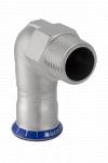 1 x 42 nippel muffe gr 90 vinkel rf