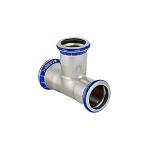 mm 54 - 22 - 54 t-stykke rustfri mapress geberit