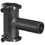 holdevrktj integreret med lige pe100-sdr11 pn16 90 mm 63 t-stykke el-svejse pe plus elgef fischer georg