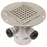 stl rustfrit fliser beton til smremembran samt sideindlb og aflb mm 110 lodret med gulvaflb square cher bl