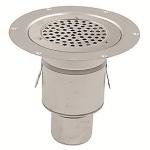 stl rustfrit vinyl til aflb mm 75 lodret med gulvaflb circle cher bl