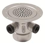 stl rustfrit vinyl til aflb mm 110 lodret og sideindlb med gulvaflb circle cher bl