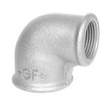 muffe-muffe 2 4-1 3 reduceret galvaniseret 90 vinkel fischer georg