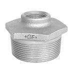 1 - 2 galvaniseret nippelmuffe fischer georg