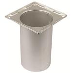 stl rustfrit fliser og beton til 145x145mm forlnget overdel square cher bl
