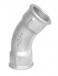 muffe muffe 45gr bjning galvaniseret 1