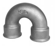 2 1 x mm 38 muffe muffe dobbelt galvaniseret bjning