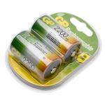stk 2 - 2200mah batteri op20 d genopladelig gp