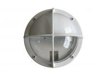 hvid - ip44 halvskrm m e27 skotlampe mia