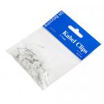 pakke stk 25 - natur 20mm sm rund 5-7 tc kabelclips