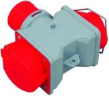 ip44 400v 16a 2-vejs forgreningsled cee