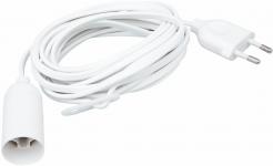 mtr 5 3 hvid e14 fatning med ledning
