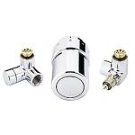 krom termostat monteret hjre til ventilst rtx danfoss