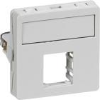 konnektor 1xrj45 f lysegrå modul 1 t1 dataudtag fuga lk