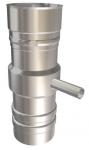 mm 180 x 130 kondensaftap med skorstensforing omega metalbestos
