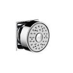 krom roset firkantet med sidebruser axor hansgrohe