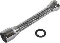 forkromet - luftblander med m22x1 150mm metalslange neoperl