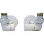 hvid rosetter tilslutningsrr 2 1 med vinkellbende ventilst manuel corner kriss