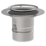 stl syrefast udlb 110mm lodret stlklemring med membranunderdel cher bl