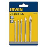 mm 4-5-6-8-10 borst flise glas irwin