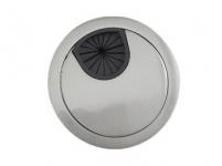 60mm stl brstet - bord-kabelgennemfringsflange
