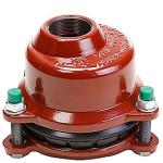 duktiljern bolte a4 fiksers uni trkfast mm 192-232 2 x dn200 top i gevind med kobling slutmuffe plus 3207 joint multi gf