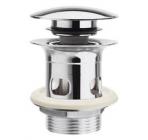 overlb med krom i 4 1 1 bundventil push-up unique