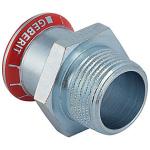 1 x mm 35 nippel med overgang fz mapress geberit