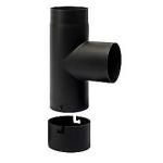 rgrr sort sodskl med 90 t-stykke mm 130 metalbestos
