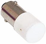 hvit 230v ba9s ledlampe
