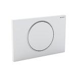 hvid krom hvid stop-go betjeningsplade sigma10 geberit