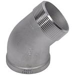 316 aisi rustfri stbt 45 muffe-nippel 1 vinkel