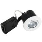 hvid mat ip44 lyskilde ex 230v gu10 86mm install quick - 1205 nordtronic