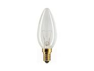 gldelampe klar e14 230v 40w kertelampe