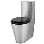 poleret p-lås 360x655x743mm toiletsæde med toilet juvel intra