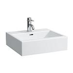porcelæn hvid hanehul med 500x460mm håndvask living city laufen
