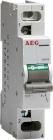 bred 18mm 240vac 16a 1p lampe m afbryder dinskinne aeg