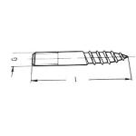 galvaniseret m10 rrbrer t skruer dn gm-x