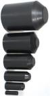 sort 9mm 25 ml lim med endehtte krympe