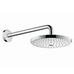 krom hvid vægm hovedbrusert 2jet 240 s select raindance hansgrohe