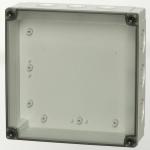 180x180x75 transparent dksel med monteringskasse