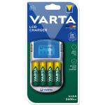 mah 2600 hr6 aa 4x batterioplader nimh aaa aa