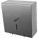 stl rustfri slebet 310 rulle jumbo til frontmonteret 320x350x130 toiletpapirholder purus