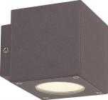 mrkegr ip54 3000k led 2x3w cube vgarmatur malmbergs